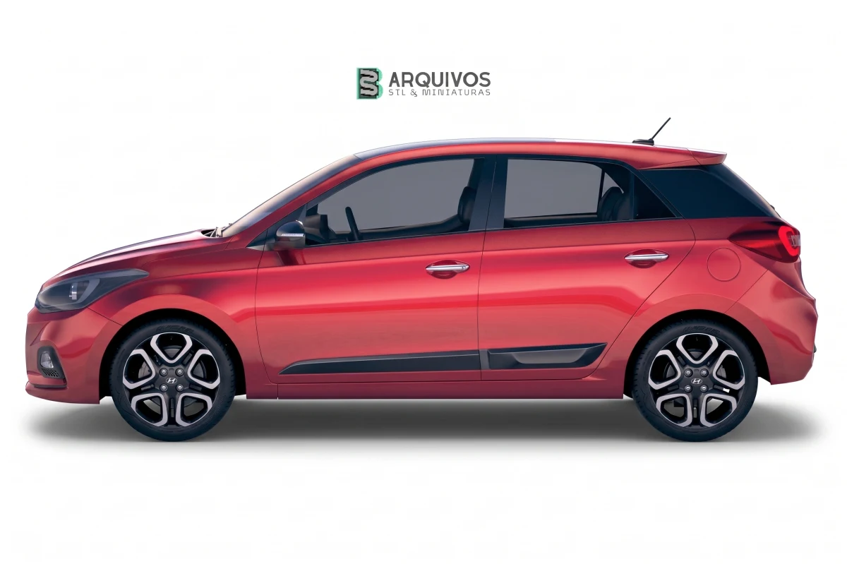 Modelo 3D STL - Hyundai i20 2019 — foto 4